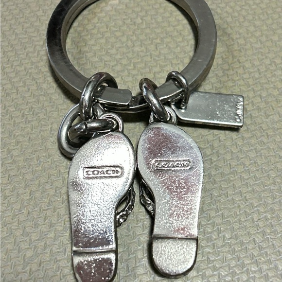 Coach Multicolor Flip Flop Key Holder